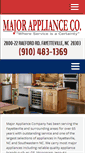 Mobile Screenshot of majorappliancenc.com